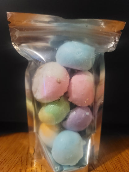 Individual candy sample bags